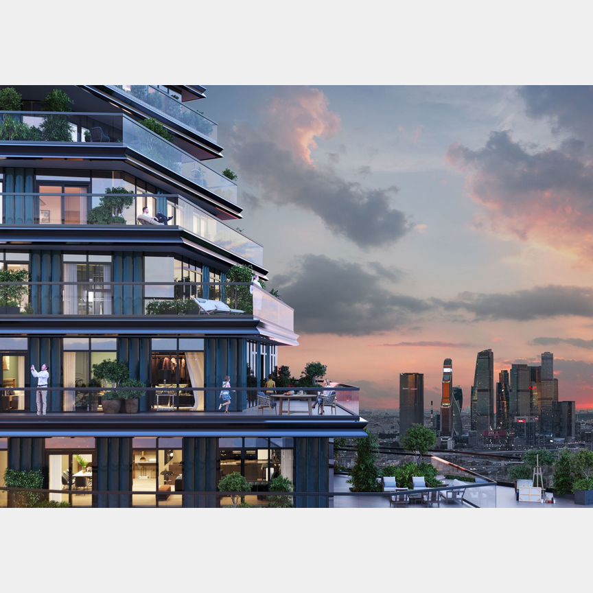 3-к. квартира, 112,2 м², 24/46 эт.