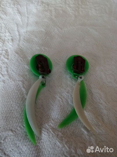 Брошь. Клипсы. Винтаж СССР