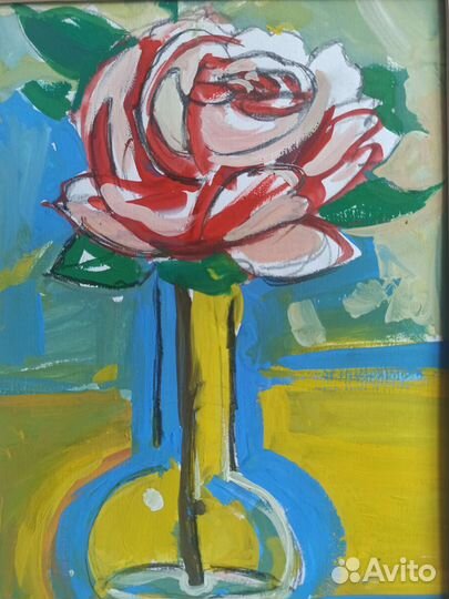 Картина Пион в вазе