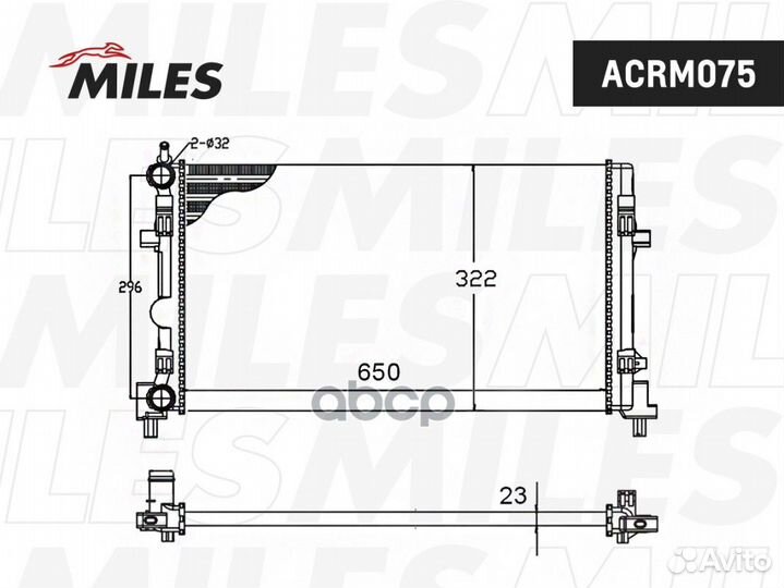 Радиатор VAG polo 10/ fabia 10/roomster (мех