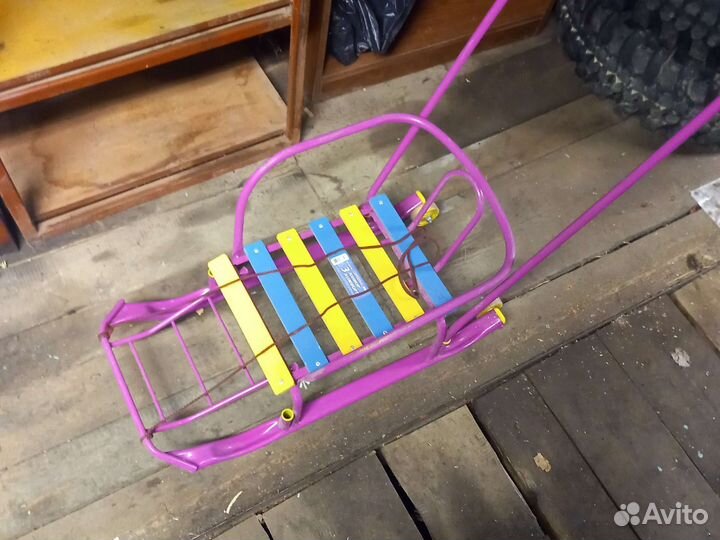 Детские зимние санки