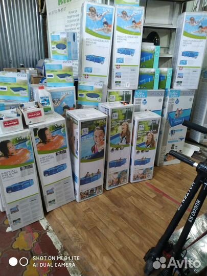 Каркасный бассейн intex