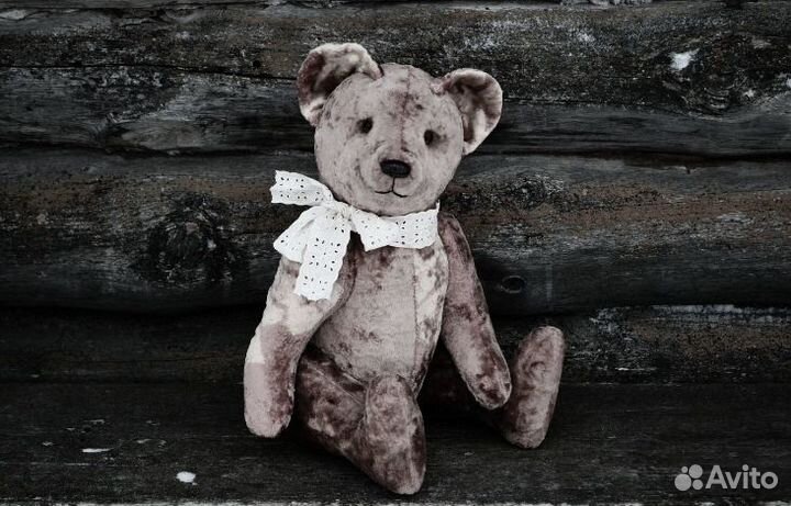 Мишки Тедди Советский с ревуном (выкройка 50-70 г)