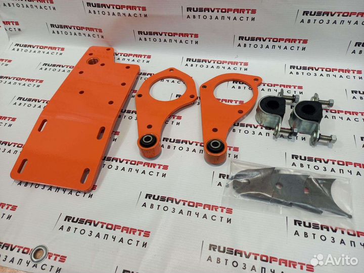 Отвязка переднего моста Нива