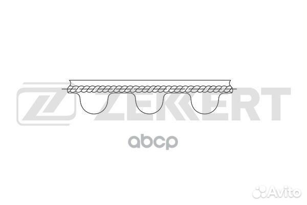 Ремень зубчатый грм Honda CR-V 97- zr-1066 Zekkert