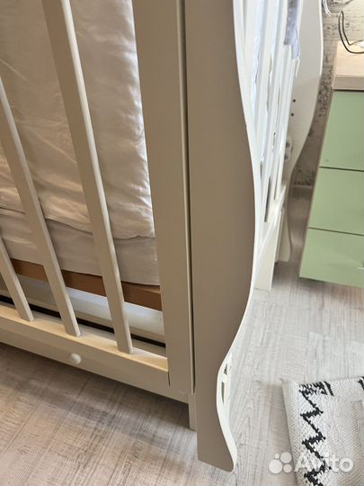 Детская кроватка Лель и матрас ортопедический