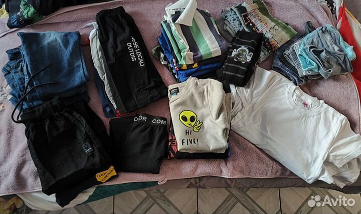 Вещи пакетом на мальчика 110 116