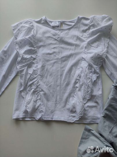 Блузка zara для девочки 140