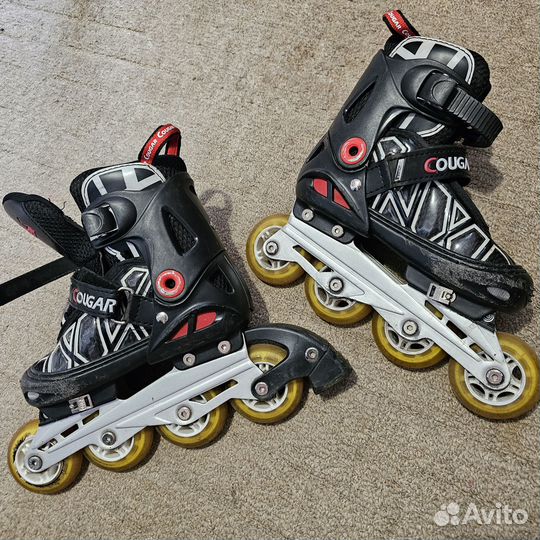 Ролики детские 5 - 7 лет cougar размер 28 - 33