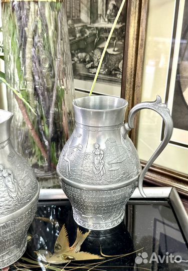 Роскошные оловянные кувшины