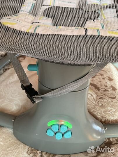 Кресло качалка для ребенка шезлонг с рождения