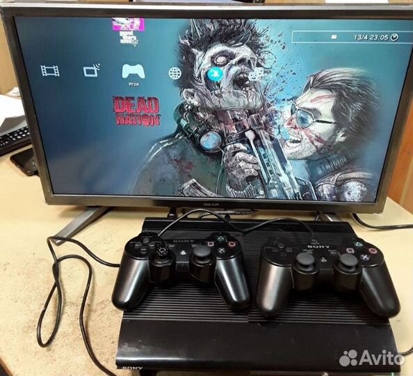 Sony PlayStation 3 (500GB, Прошитая, 80 игр)