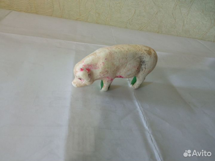 Игрушка ссср, статуэтка свинки СССР