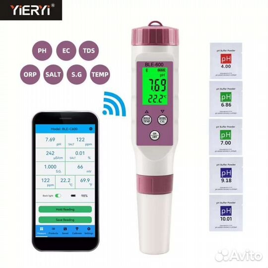 Орп, тдс, тдс ес, пш метр, orp, tds, ec, ph, sg