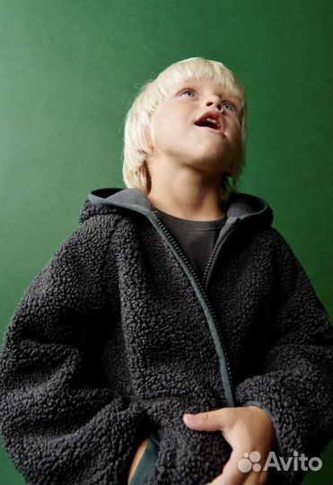Куртка толстовка барашек детская Zara оригинал