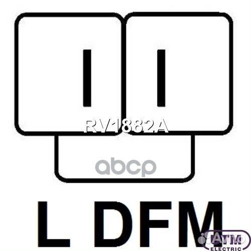 Регулятор генератора RV1882A Utm