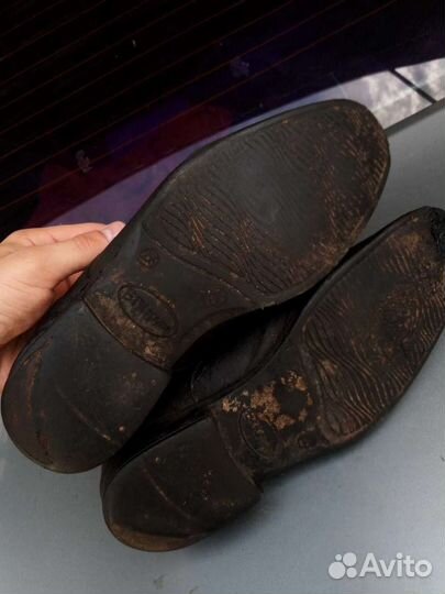 Туфли офицерские кожанные