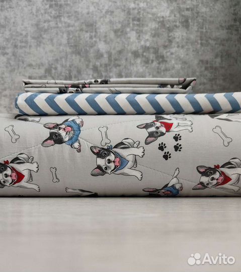 Постельное бельё с готовым стеганным одеялом