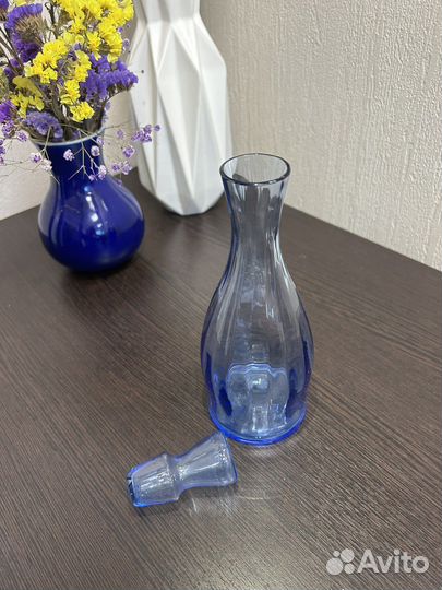 Вазы цветное стекло СССР