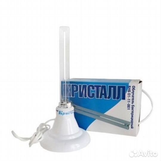 Лампа кварцевая облучатель бактерицидный кристалл