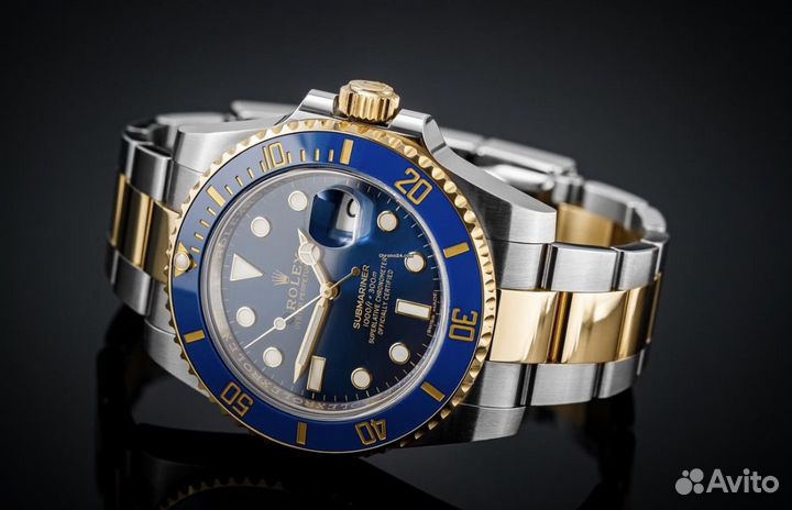 Часы Rolex Submariner blue dial