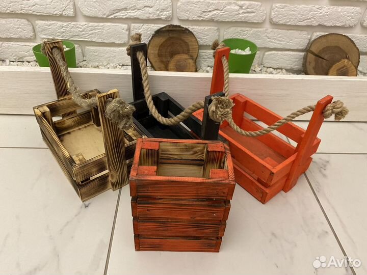 Деревянные рамки и Ящики