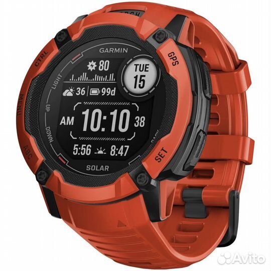 Garmin instinct 2X Solar Flame Red