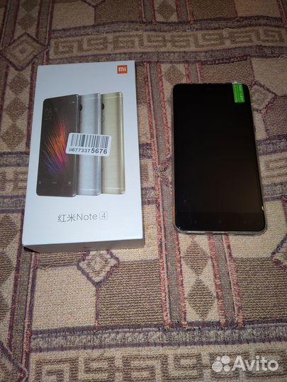 Xiaomi Redmi Note 4, 3/64 ГБ