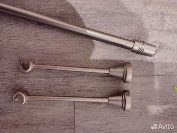 Гардина однорядная 2м цвет никель