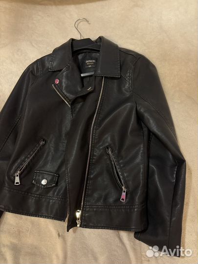 Кожанка женская, XS, DeFacto