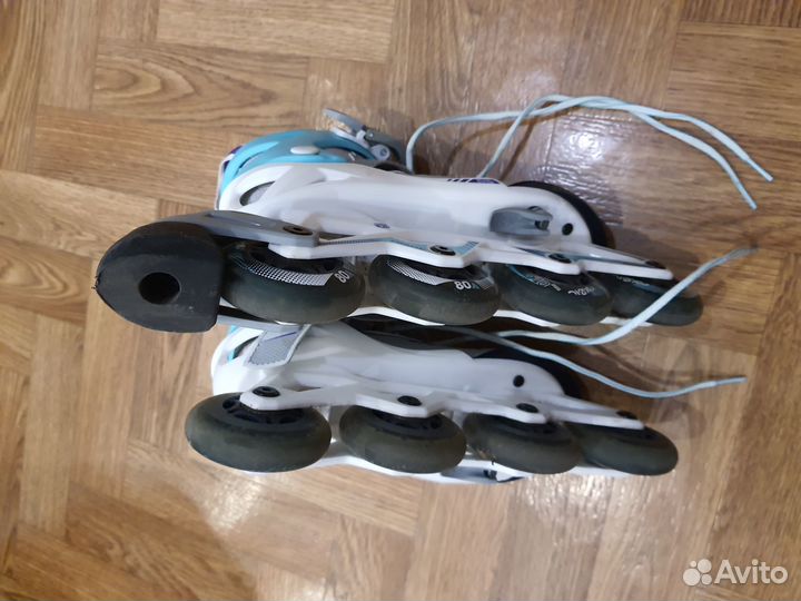 Роликовые коньки oxelo с регулируемым разм. 32-35