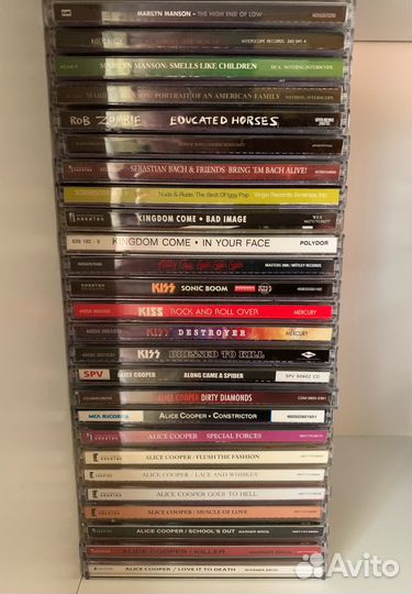 Сd. Alice Cooper, Kiss, Marilyn Manson etc