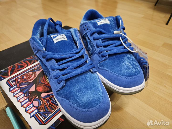Кроссовки Nike SB dunk Strangelove blue