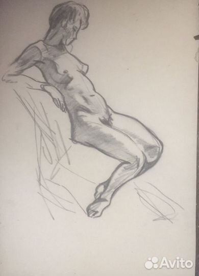 Серия академических эскизов обнаженной натуры