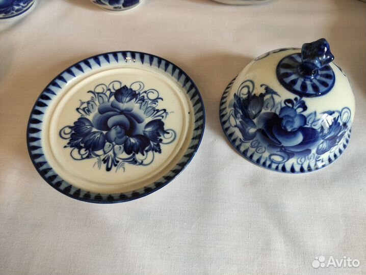 Набор для кофе Гжель 30 предметов