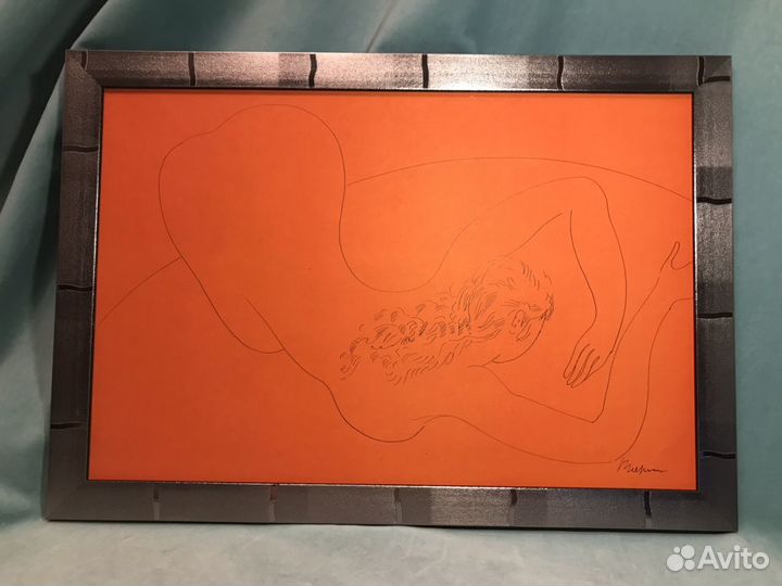 Рисунок Славы Зайцева 1960х годов