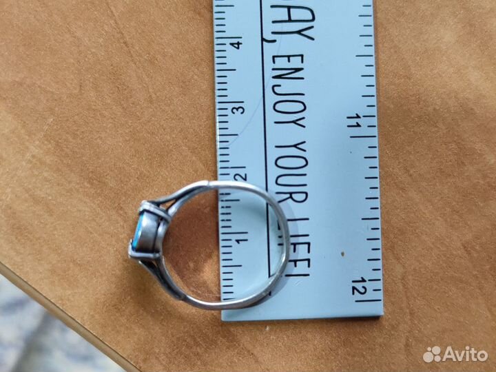 Кольцо серебро 925 пр,17 17.5 размер