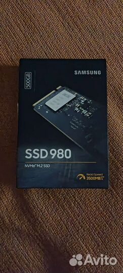 Новый Ssd m2 nvme samsung 980 на 500gb