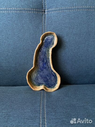 Тарелка керамика ручная работа