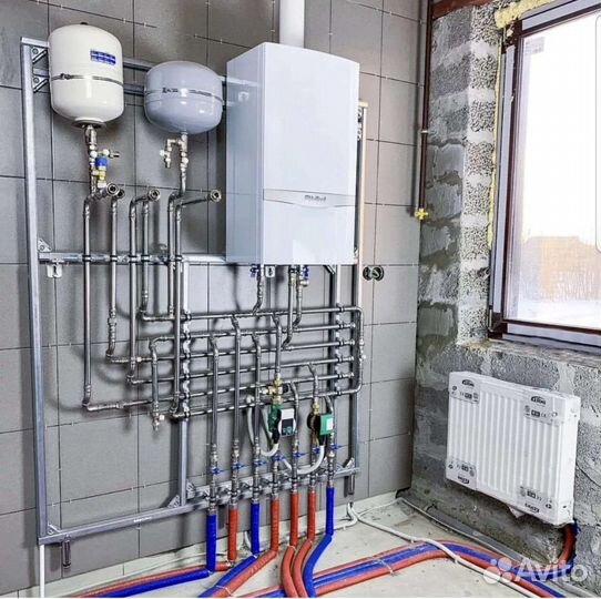 Услуги сантехника отопление