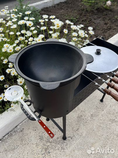 Мангал разборный с подказанником