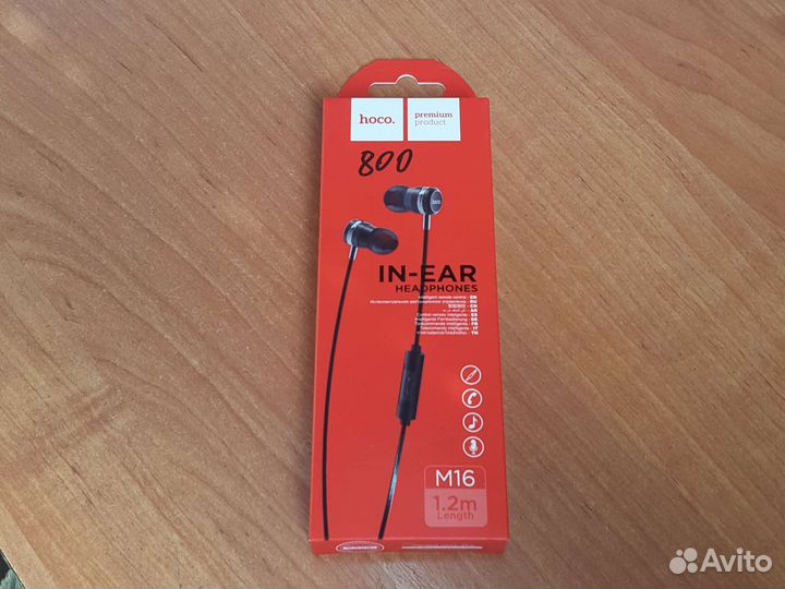 Наушники hoco M16 чёрные