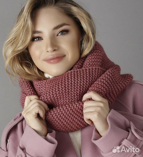 Комплект шапка и снуд