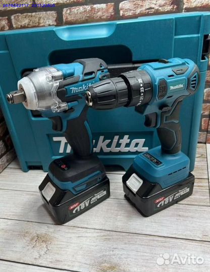 Набор Makita 2в1 Шуруповерт, гайковерт