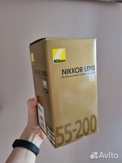 Объектив AF-S Nikkor 55-200mm 1:4-5.6G ED (DX)