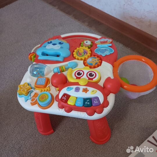 Каталка детская с игровым столиком