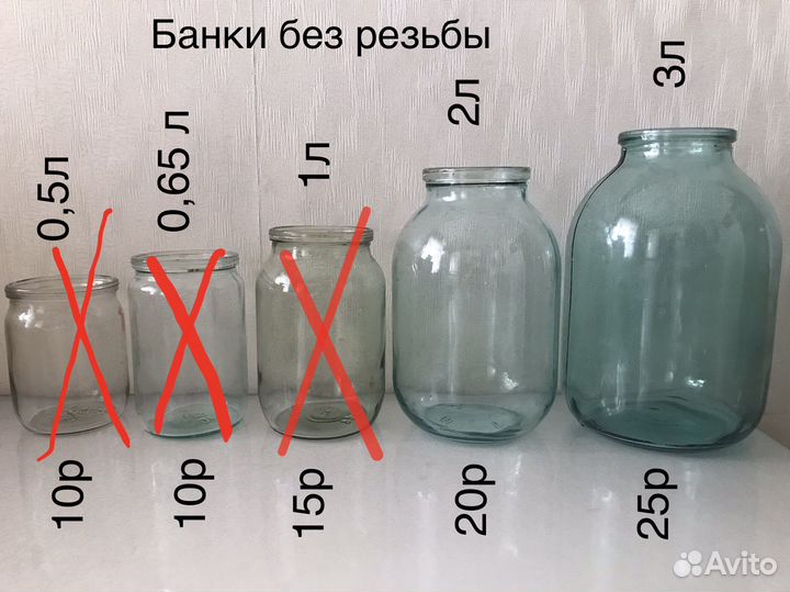 Банки стеклянные