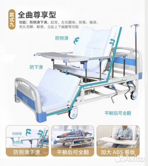 Медицинская кровать для лежачих больных