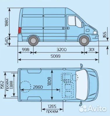 Грузоперевозки до 1.5 тонны