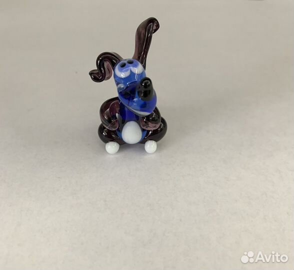 Миниатрные стеклянные фигурки животных